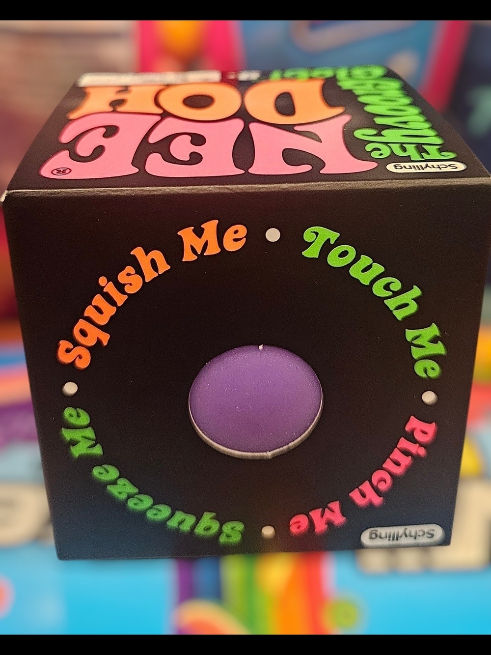 Purple Sensory Squish Touch Ball - Interactive Fidget